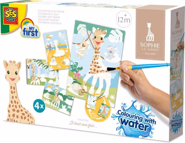 SES Sophie la girafe Water Colouring Set, Multicolour
