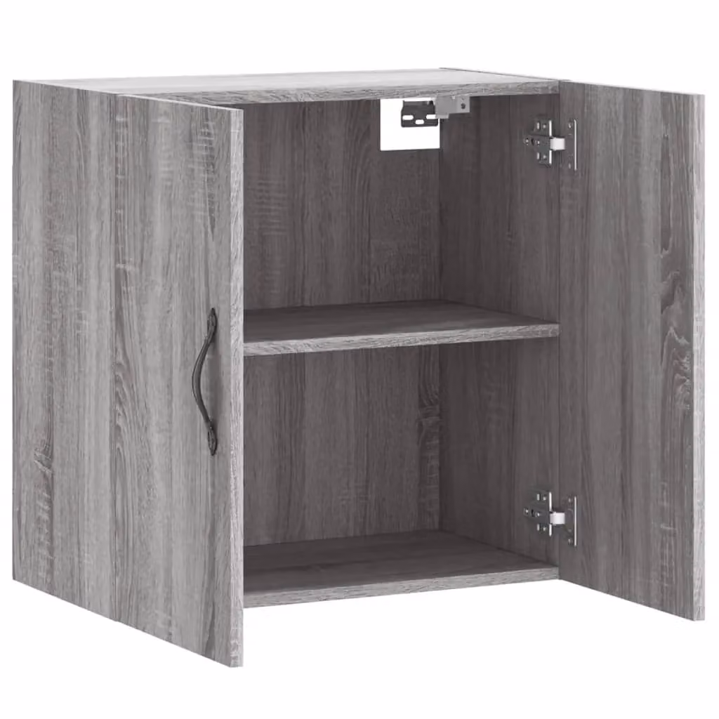 Berkfield Home Wall Cabinet in Grey Sonoma, W/D/H: 60 x 31 x 60 cm – 3