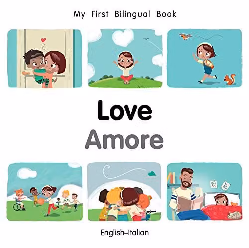 Milet Publishing My First Bilingual Book Love English-Italian Multicolour Paper Book