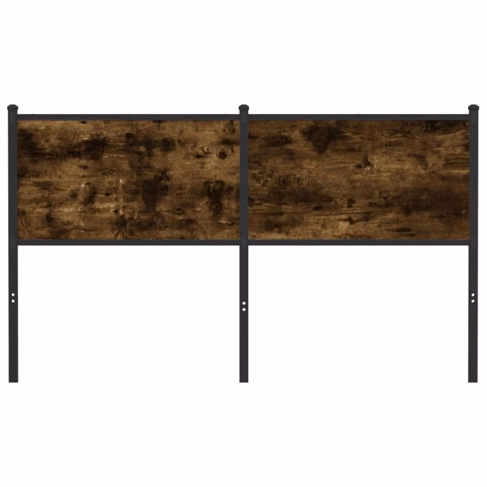 Berkfield Home Smoked Oak Headboard in Brown, 150 cm – 3