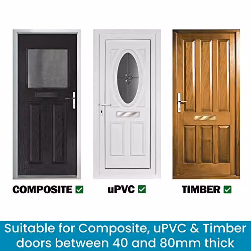 Keypak 12 inch Adjustable Silver Letter Box with Anti-Snap Flap and Draught Excluder – 4