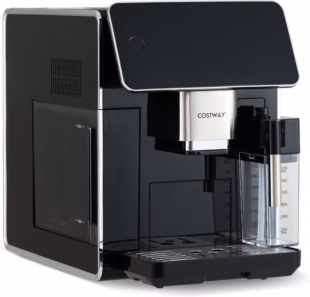 COSTWAY Black Countertop Automatic Coffee Maker