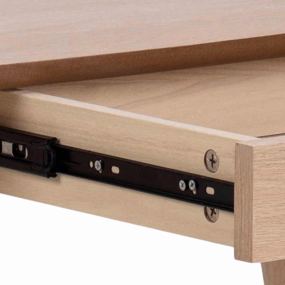 Wyld Haus Milan Oak Veneer Writing Desk in Natural – 4