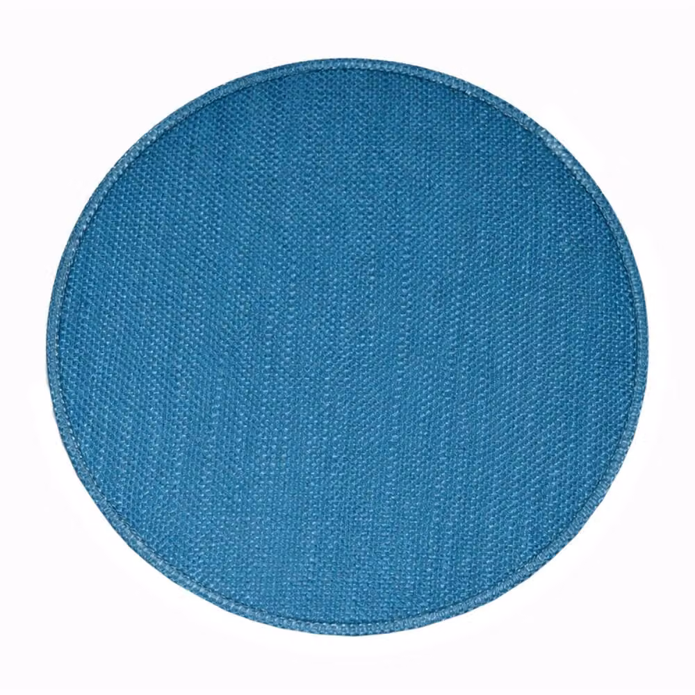 Happy Homewares Biscay Bay Teal Textured Linen Pendant Lighting Shade with Diffuser in Aqua and Blue/White, Diameter: 30 cm – 2