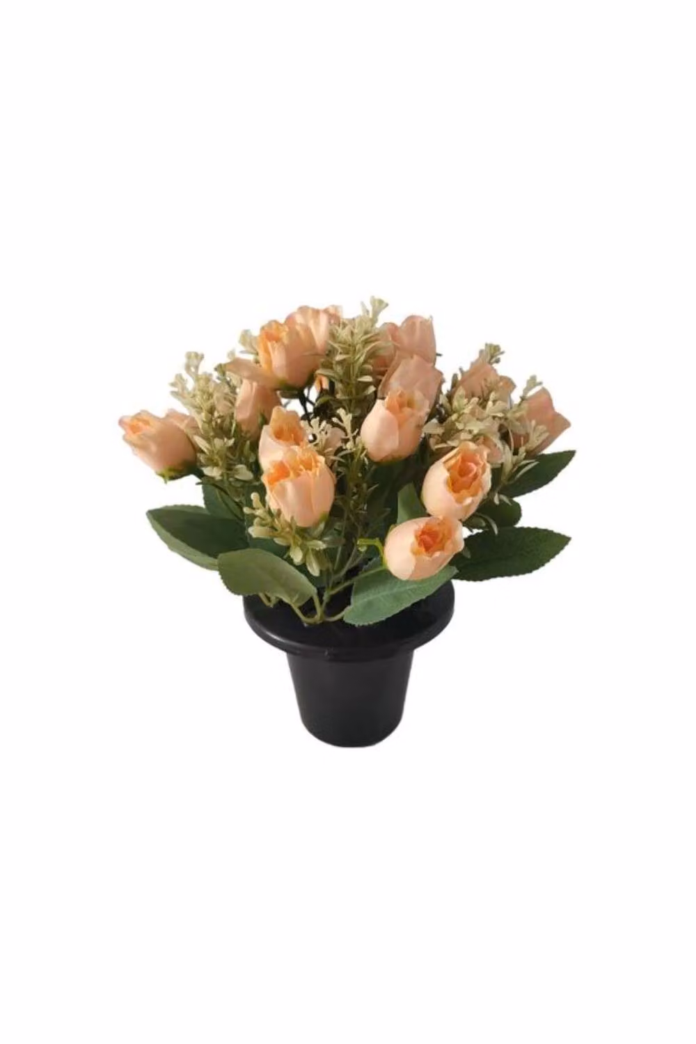 KDMD Essential Cream Rose Mix Remembrance Pot in Peach and Pink – 2