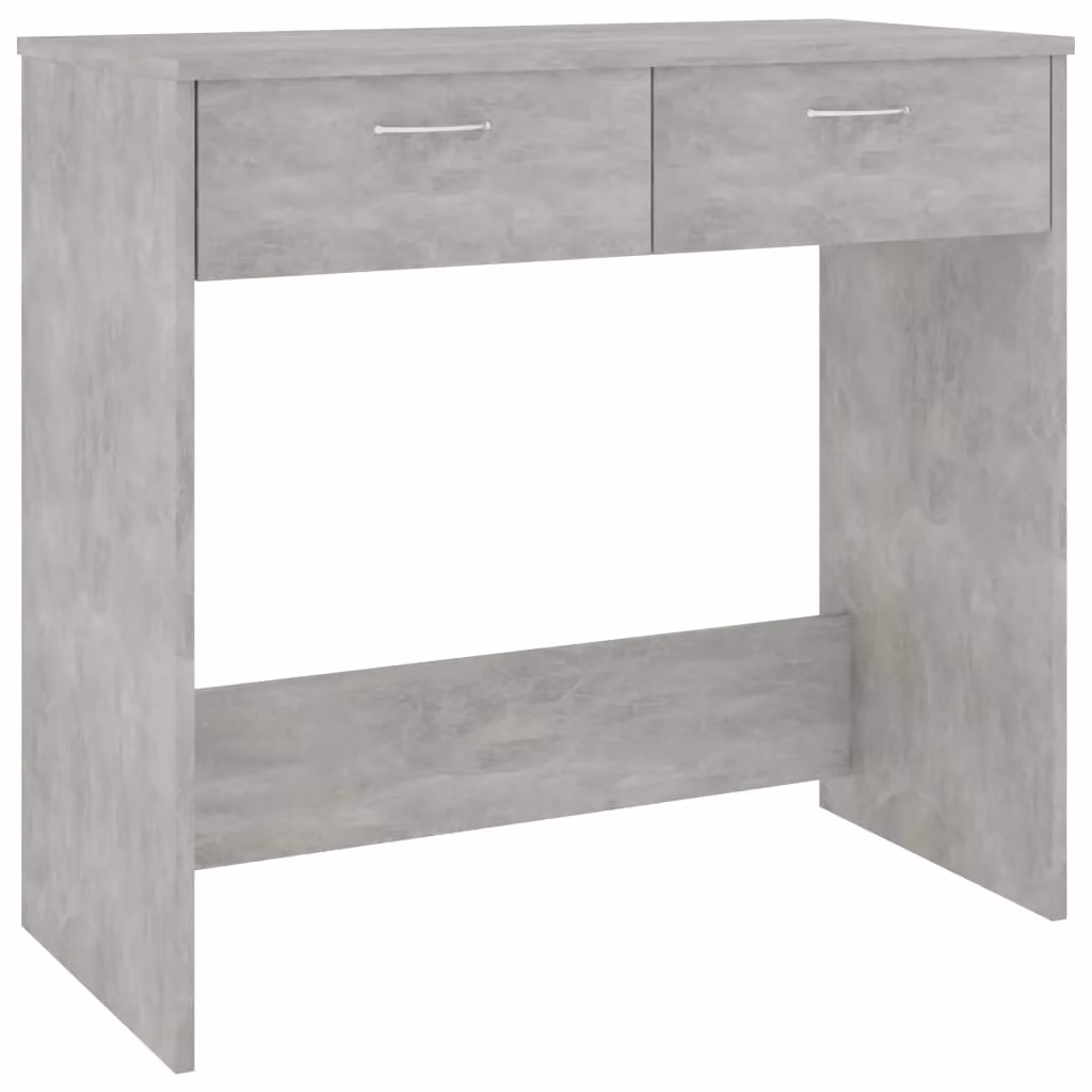 Berkfield Modern Writing Desk in Grey Engineered Wood W/D/H: 80 x 40 x 75 cm – 2