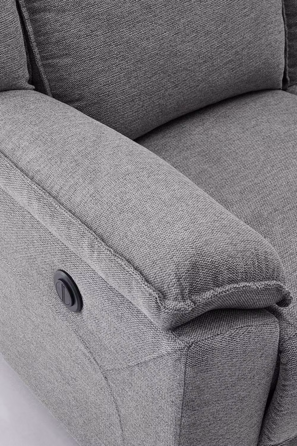 More4Homes Skye 3+2+1 Linen Electric Recliner Sofa Set in Grey – 3