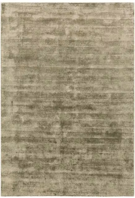 The Rug Shop UK Green Handmade Modern Plain Viscose Area Rug W: 240 cm, L: 340 cm – 1