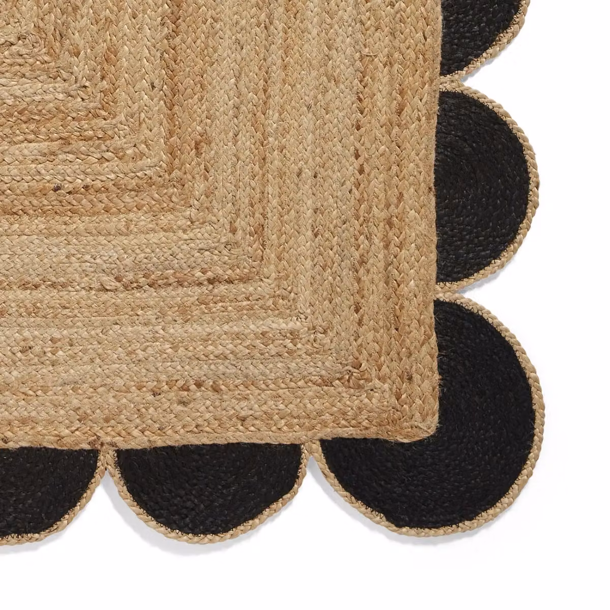 The Rug Shop UK Beige Handmade Plain Jute Modern Area Rug W: 200 cm, D: 290 cm – 2