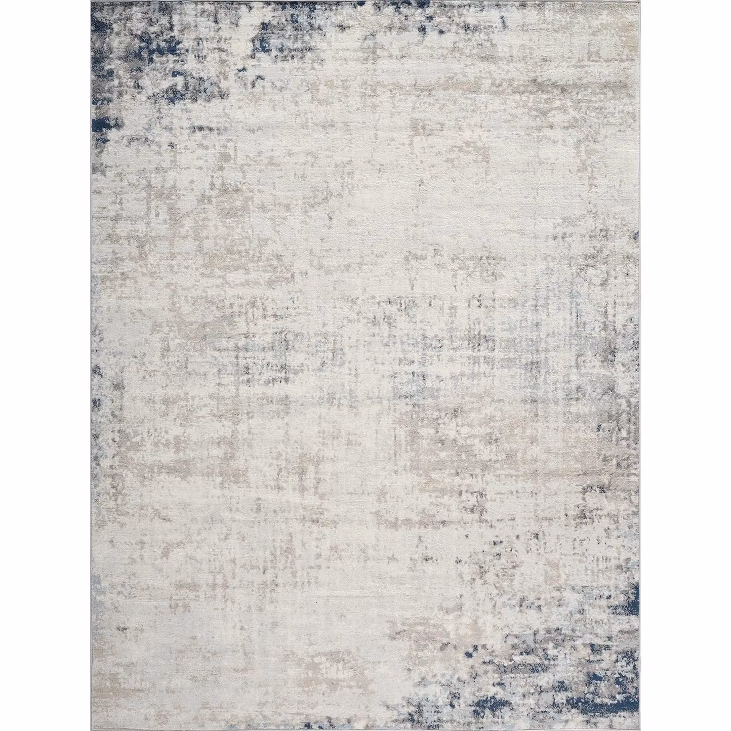 Livabliss Roma Abstract Modern Marble Rug in Grey, Blue and Brown, W: 140 cm, L: 200 cm – 2