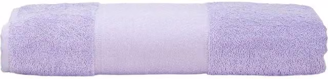 ARTG Print-Me Personalised Embroidered Cotton Terry Bath Towel in Purple, W: 140 cm x H: 450 cm