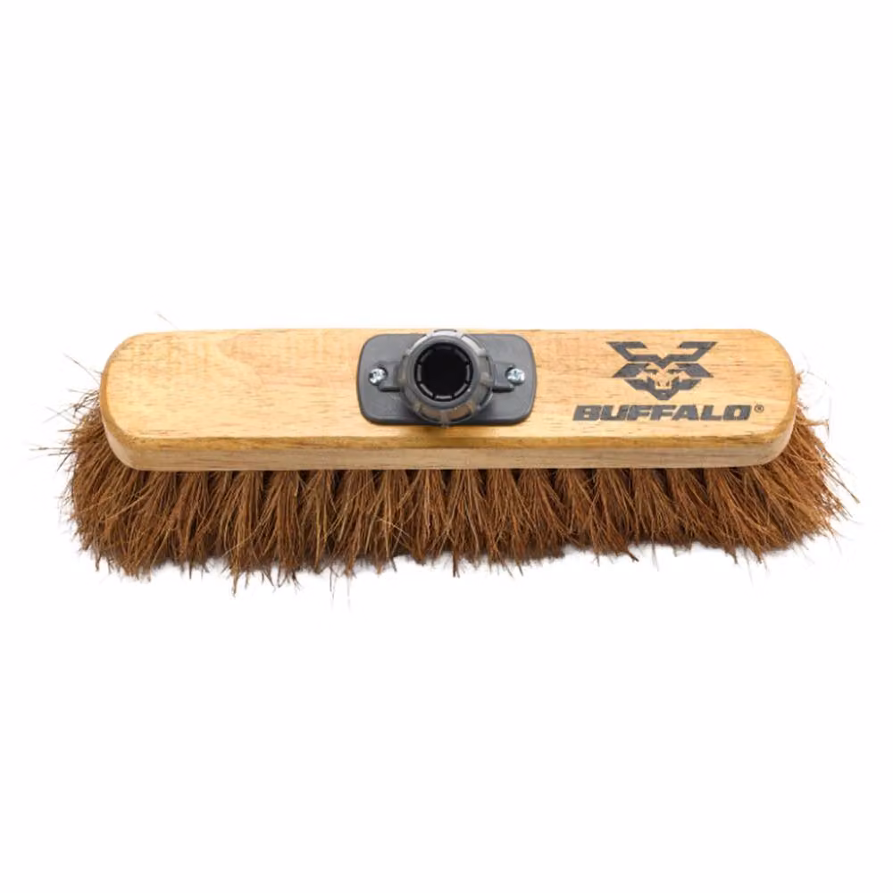 Buffalo Soft Coco Sweeper Broom Head, Brown and Multicolour, Width: 30.48 cm – 2