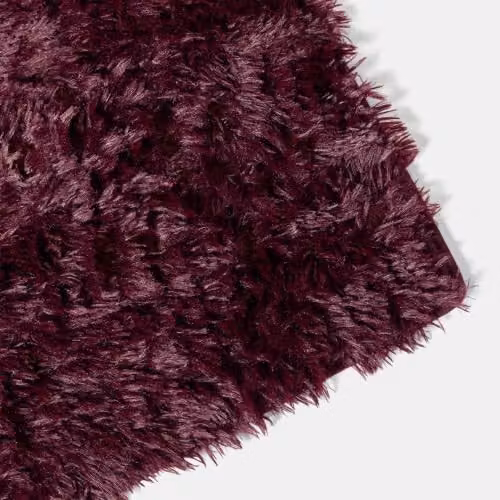 Sienna Shaggy Fluffy Red Rug, W/D/H: 120 x 170 x 4 cm – 2