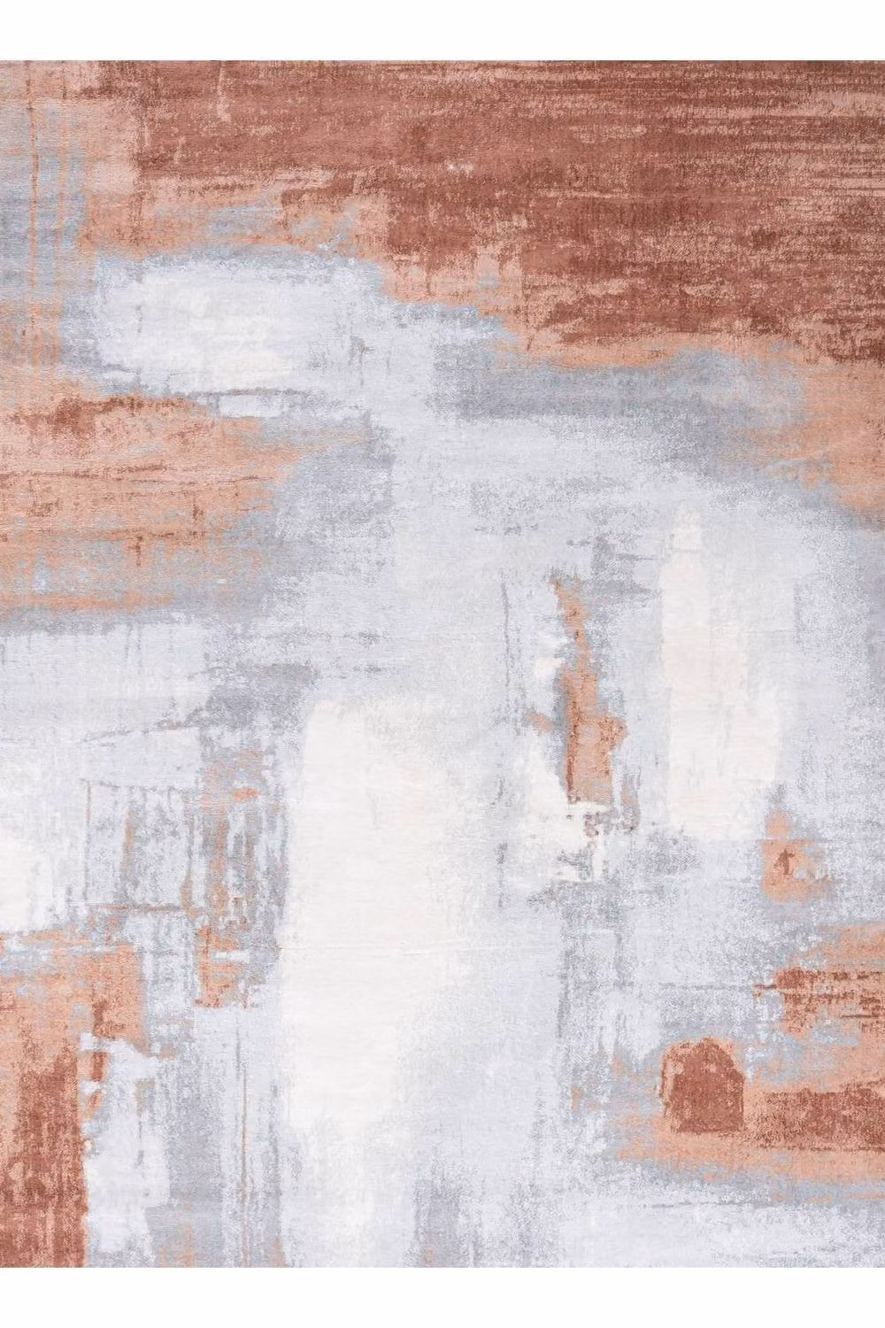 THE RUGS Elaris Stain Resistant Abstract Distressed Living Room Area Rug in Pink, W: 200 cm, D: 290 cm – 2