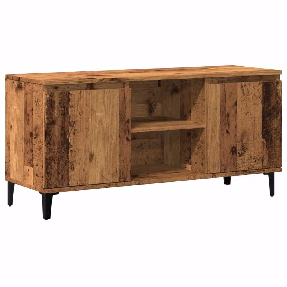 Berkfield Home Rustic TV Cabinet in Brown, W/D/H: 102 x 35 x 50 cm – 2