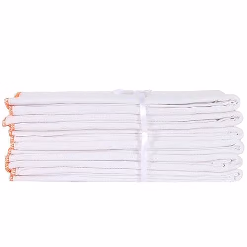 Junior Joy Ultra Supreme Washable Cotton Prefold Nappies, White, 6-Piece Pack