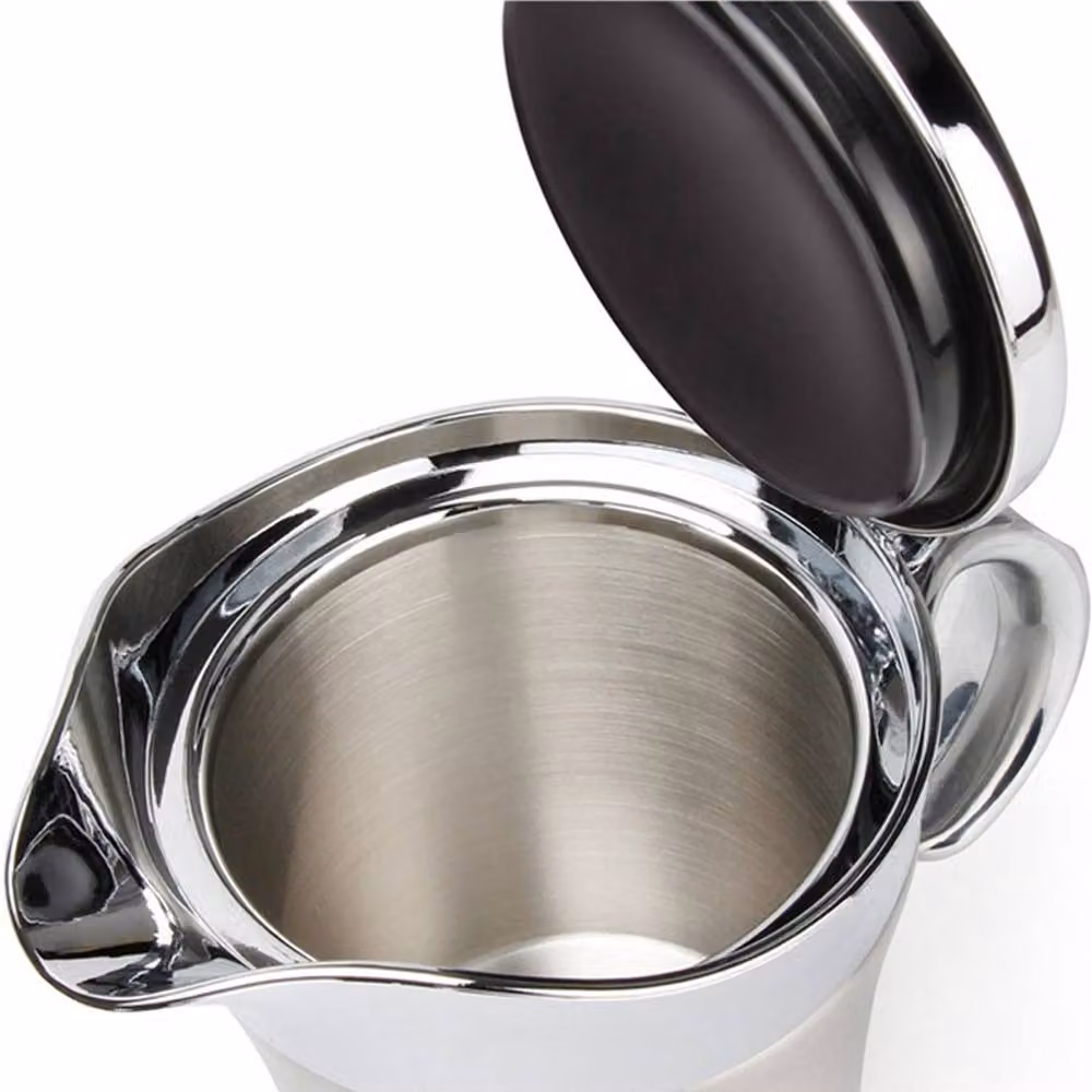 Ventryn 750ml Double Insulated Cream Boat in Metallic Silver Stainless Steel – 3