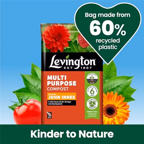 Levington Peat Free Multipurpose Compost for Ornamental and Vegetable Gardens, 40 Litres, Brown – 5