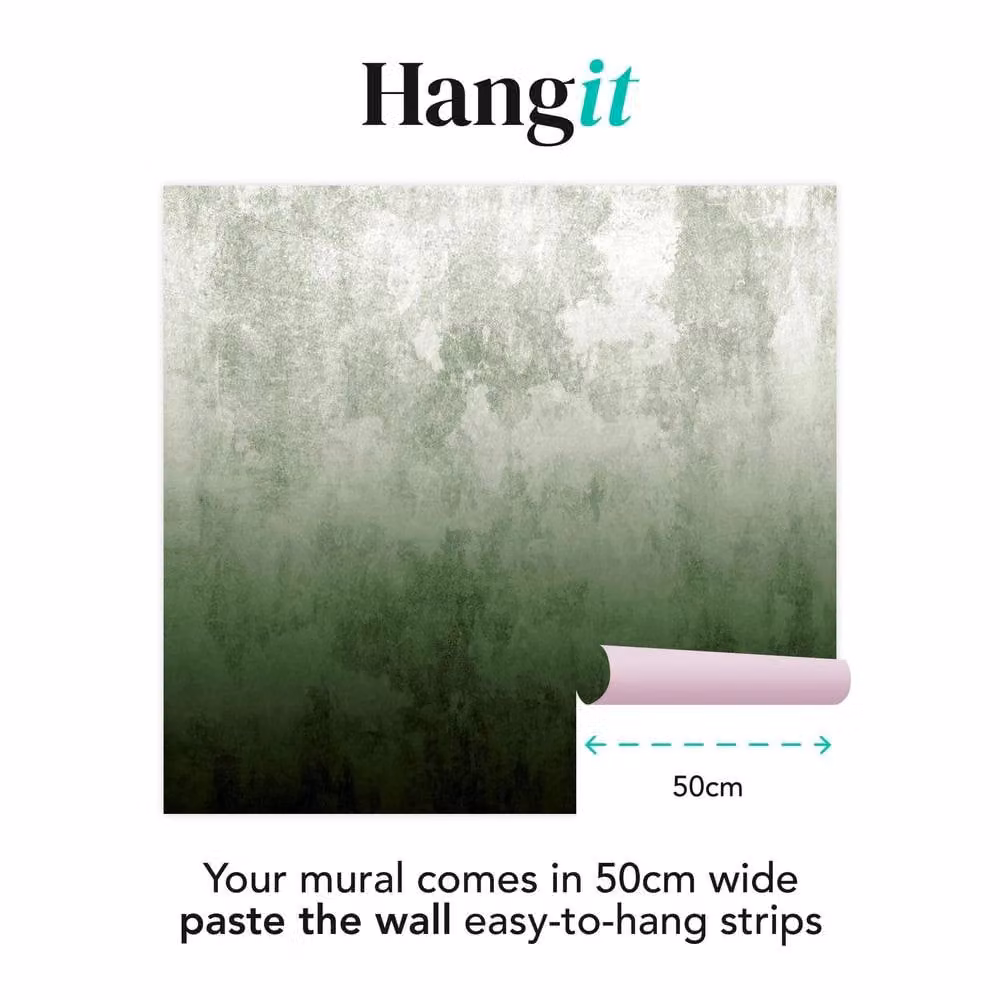 Superfresco Easy Ombre Green Print To Order Mural, W: 300 cm, H: 280 cm – 3