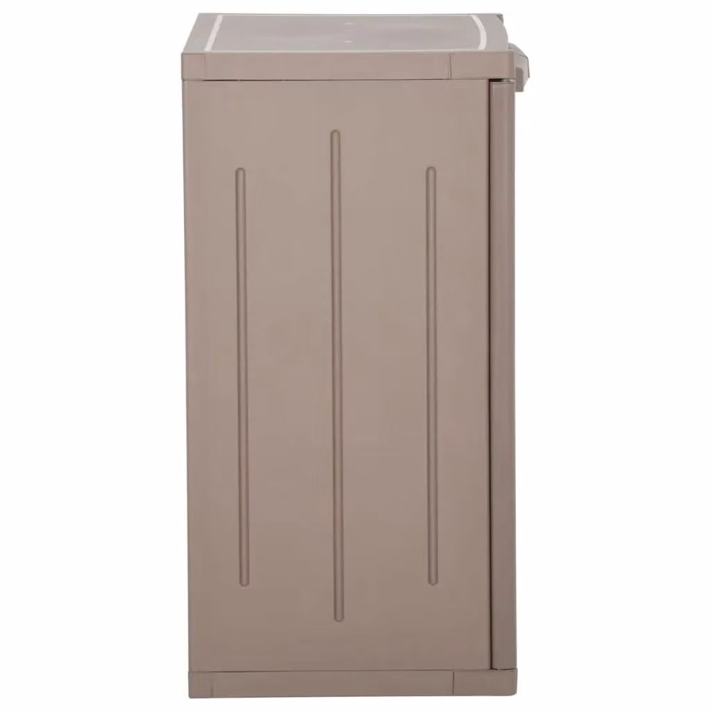 Berkfield Home Garden Storage Cabinet in Brown with Hinged Doors and Internal Shelves, W/D/H: 65 x 45 x 88 cm – 2