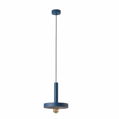 Faro Lighting Whizz Dome Pendant Ceiling Light in Blue and Gold/Brass