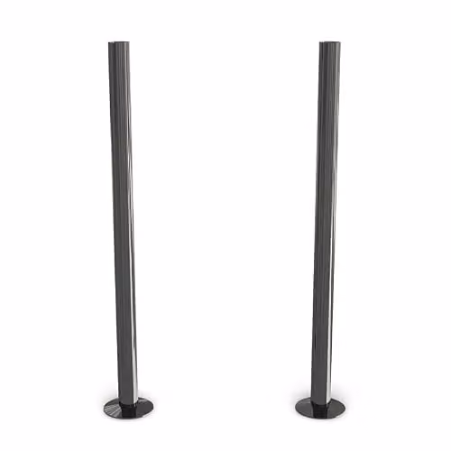 UK Radiators Polished Brass Pipe Sleeves, 2 Pack