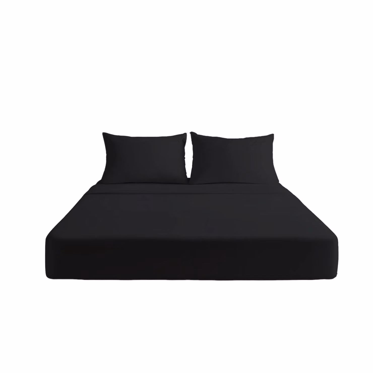 Snug City 200 Thread Count Cotton Fitted Sheet, Black, 180 x 200 cm, 30 cm Extra Deep – 2