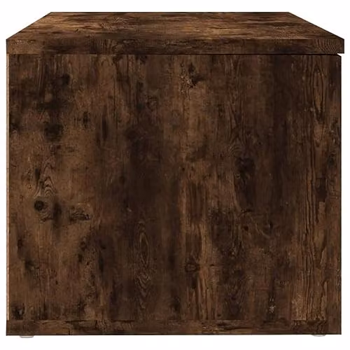 vidaXL Modern TV Cabinet in Smoked Oak Brown, W/D/H: 80 x 34 x 30 cm – 4
