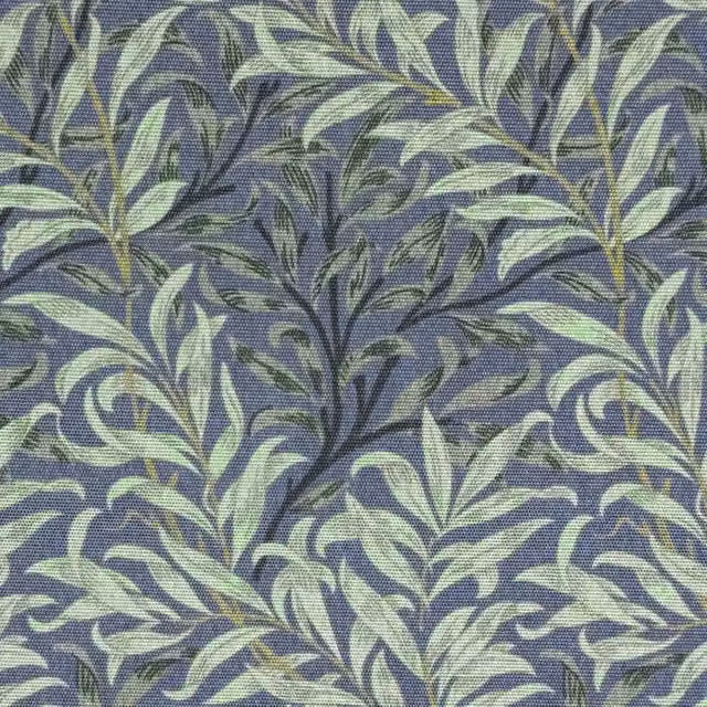 William Morris Willow Boughs Outdoor Fabric in Anthracite Grey and Multicolour