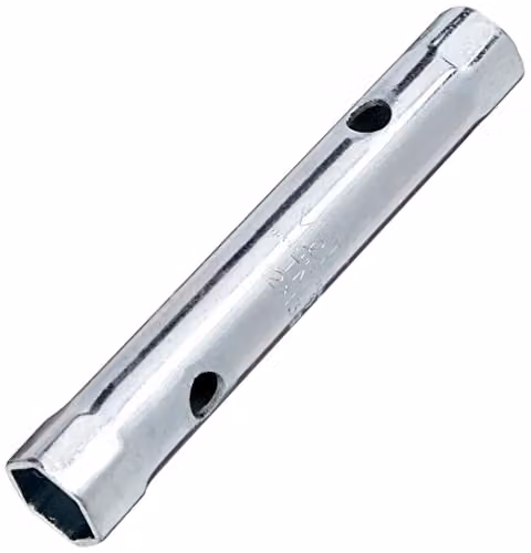 Melco TM9 Metric Ring Spanner, Silver, 12 x 13 mm, Length: 100 mm