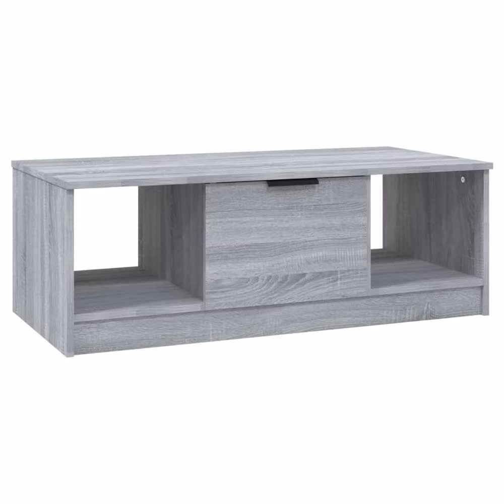 Berkfield Home Decorative Coffee Table in Grey Sonoma, W/D/H: 102 x 50 x 36 cm – 3