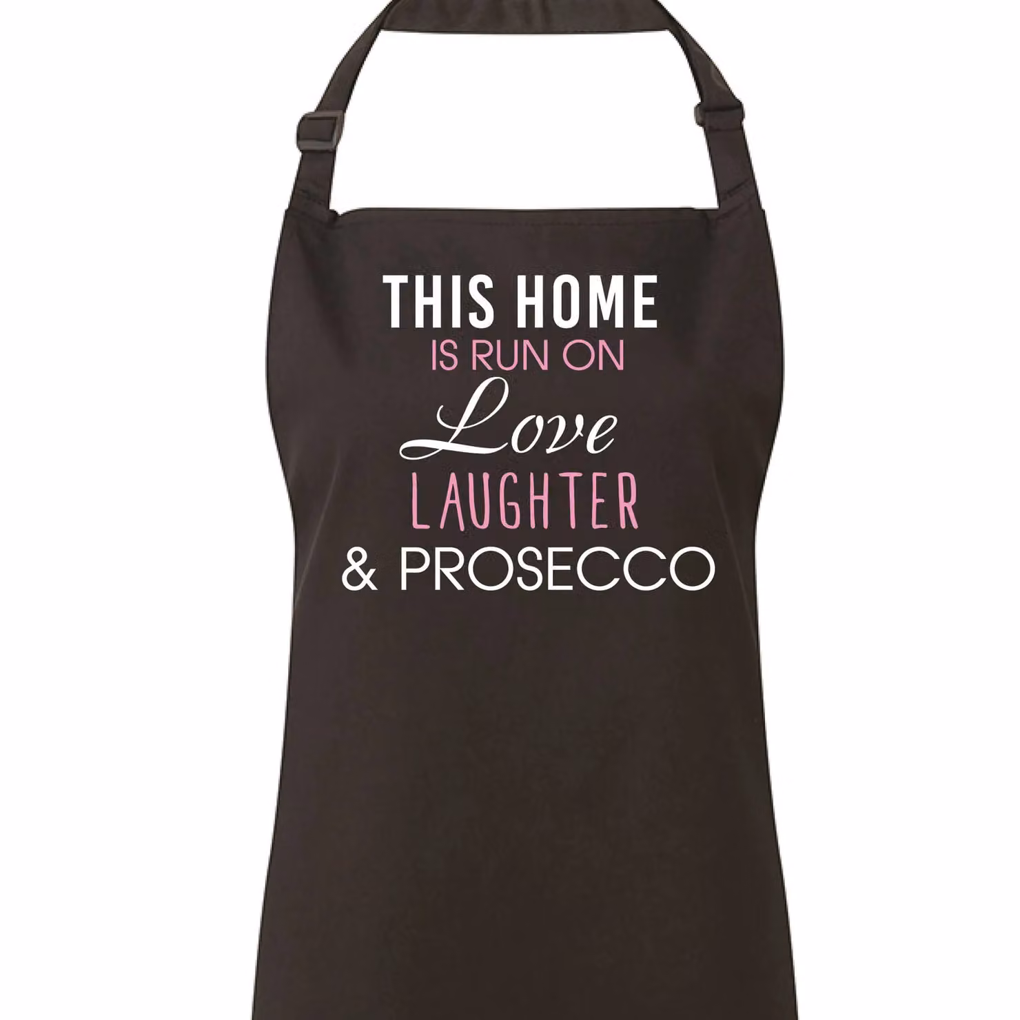 60 Second Makeover This Home Is Run On Love Laughter and Prosecco Apron in Black – 2