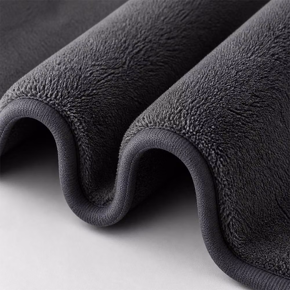 Marlow Rugs Grey Fluffy Rebound Foam Carpet, Non-Slip and Washable, W: 230 cm, D: 160 cm – 4