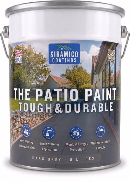 SIRAMICO COATINGS Patio Paint in Sandstone Grey