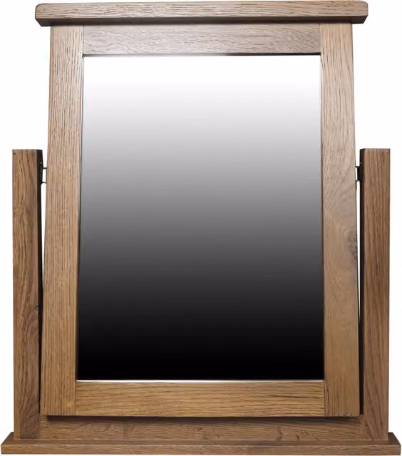 Elm Home And Garden Rustic Wood Dressing Table with Rectangular Tabletop, Brown