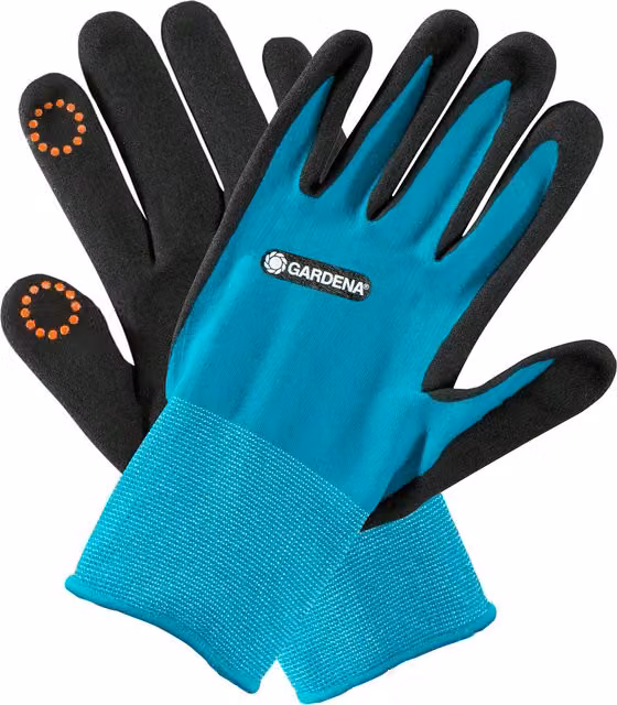 Gardena Planting and Soil Gloves in Blue, Size Large