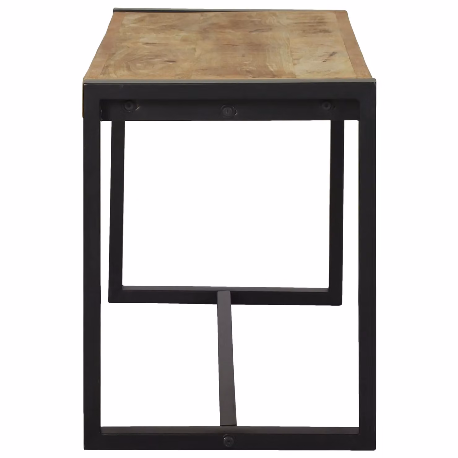 Berkfield Home Industrial Mango Wood Entryway Bench in Brown, W/D/H: 100 x 35 x 45 cm – 3