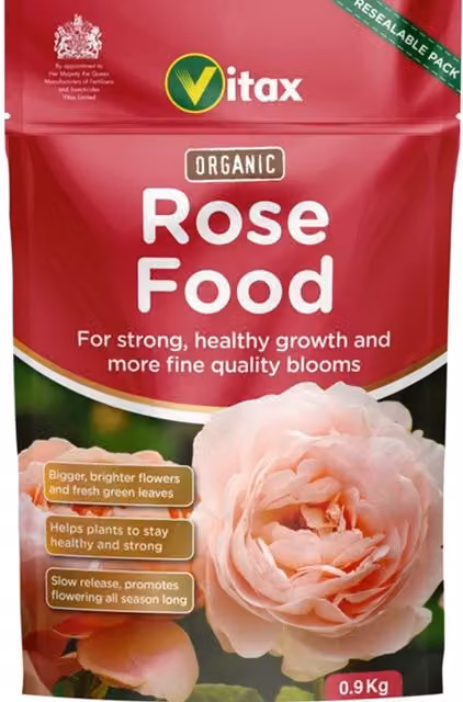 Vitax Organic Rose Food Slow Release 900g