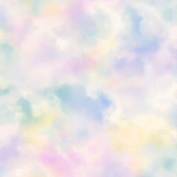 Rasch Cloudy Sky Abstract Nature Wallpaper in Multicolour