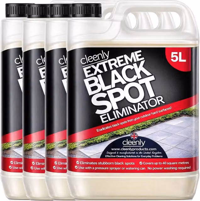 Cleenly Black Spot Destroyer for Patios, Paving and Driveways, 20L, Clear