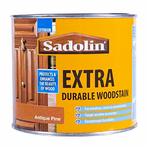Sadolin Extra Durable Woodstain in Antique Pine, 500ml – 1