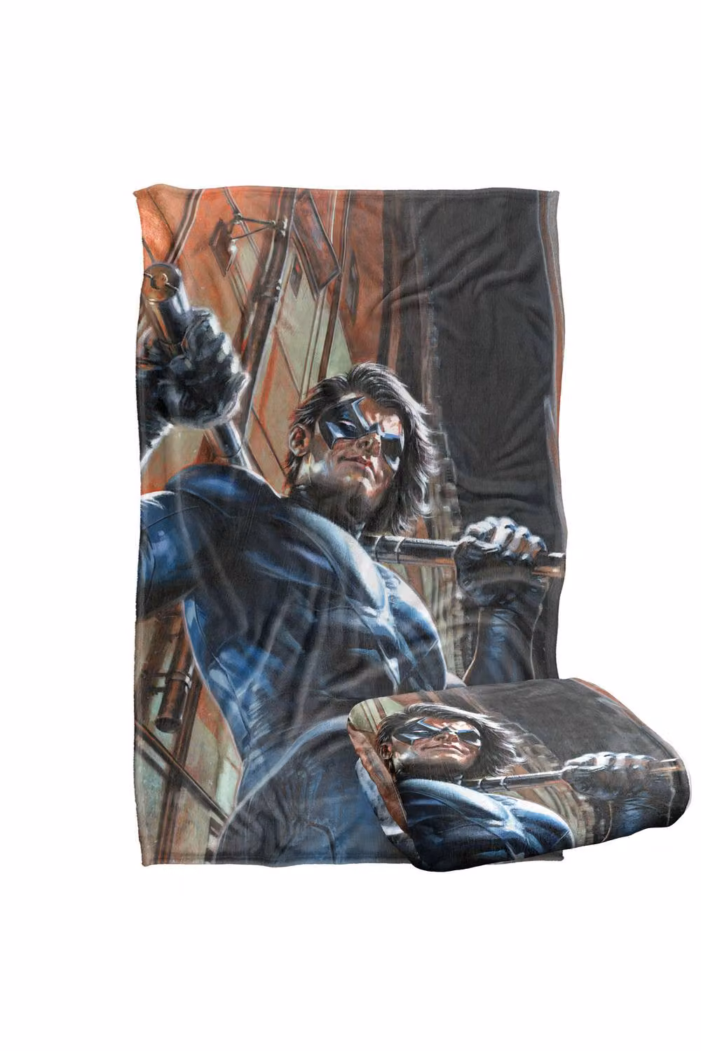 Warner Bros. Batman Nightwing City Super Soft Fleece Throw Blanket, Multicolour, W: 91.44 cm x D: 147 cm – 7