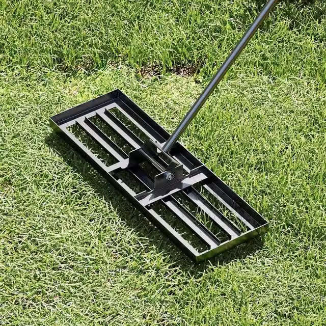 Kelvenix Heavy Duty Lawn Leveling Rake in Black – 1