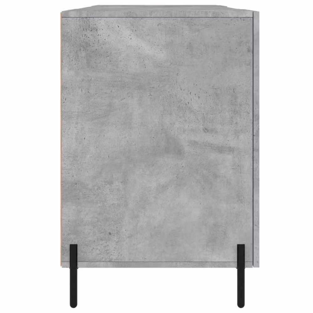 Berkfield Home Elegant Writing Desk in Concrete Grey, W/D/H: 140 x 50 x 75 cm – 3
