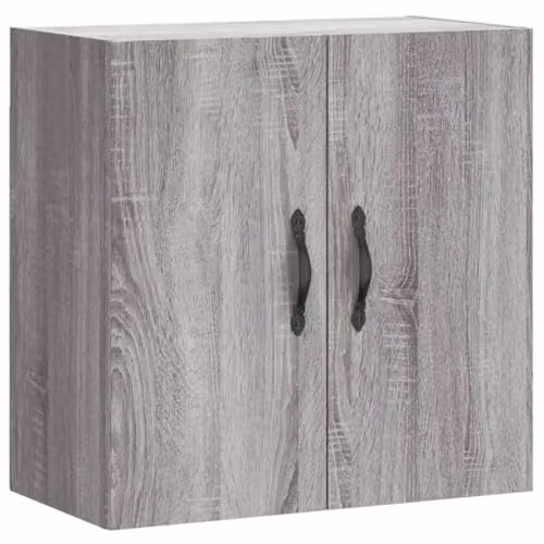 vidaXL Modern Wall Cabinet in Grey, W/D/H: 60 x 31 x 60 cm