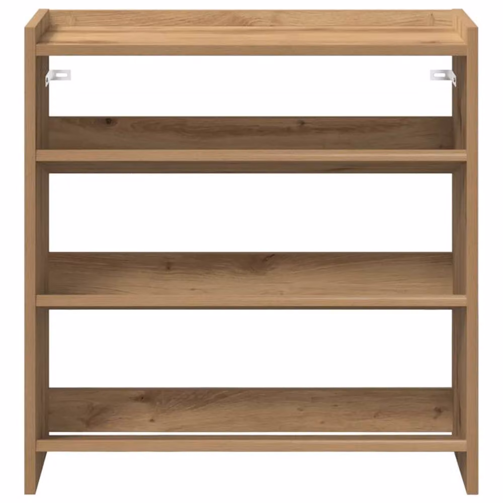 Berkfield Home Artisan Oak Shoe Rack in Brown, W/D/H: 60 x 25 x 62 cm – 3