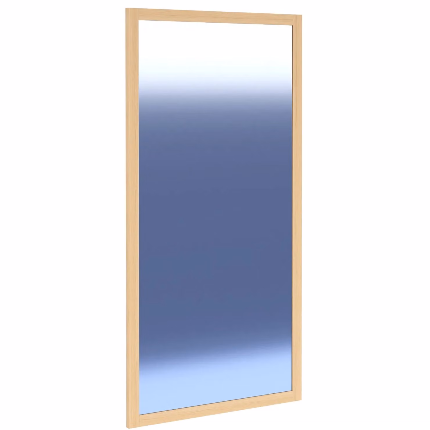 Rest Relax Keswick Oak Rectangular Mirror in Light Oak – 2