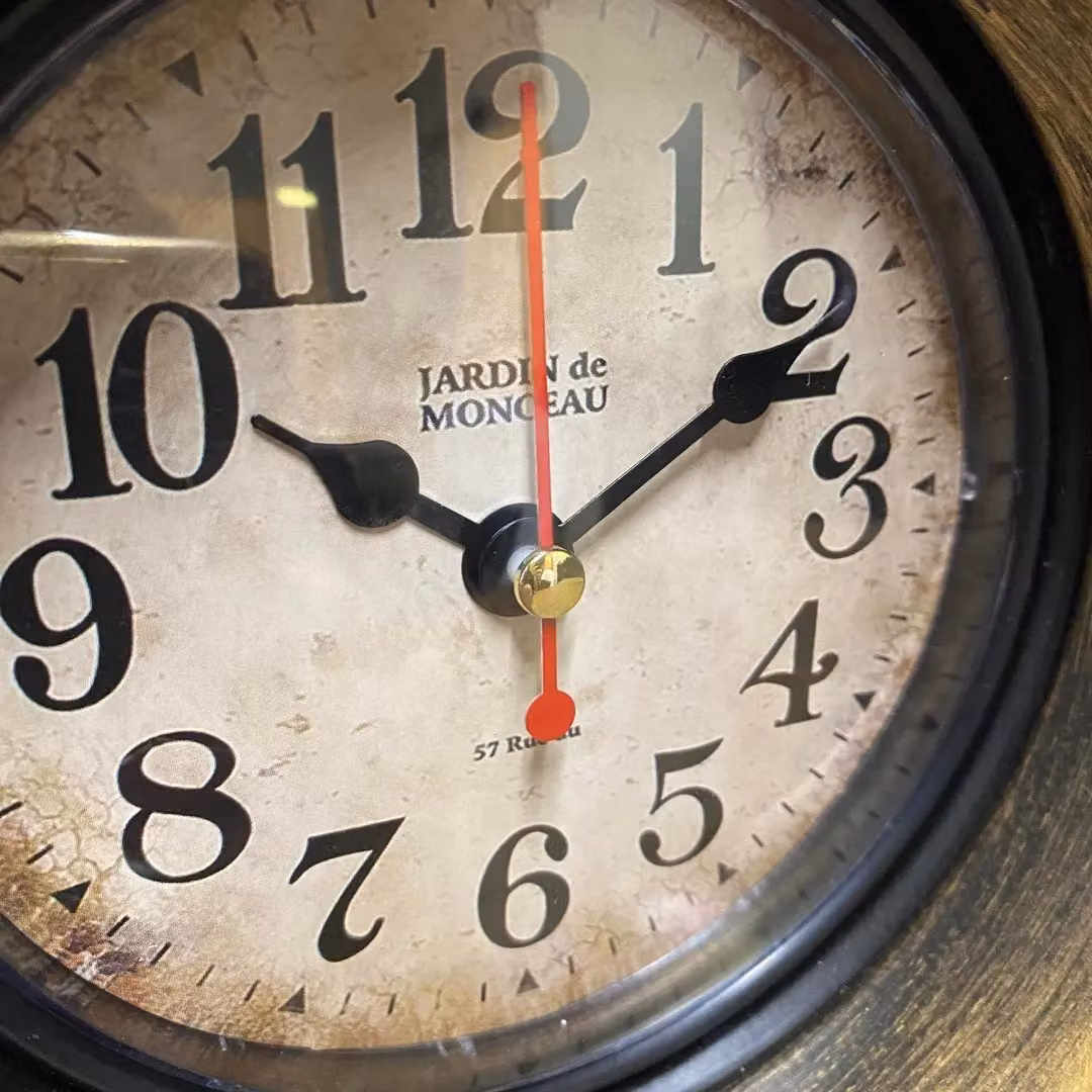 Minster Antique Brown Analog Metal Tabletop Clock, W: 13 cm, D: 18 cm, H: 29 cm – 3