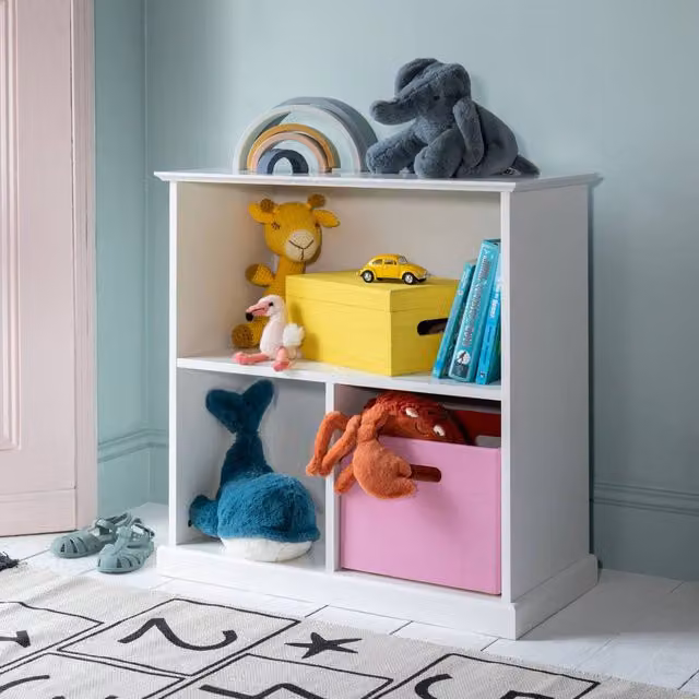 Nöa and Nani Halmstad Small Toy Cube Unit in White