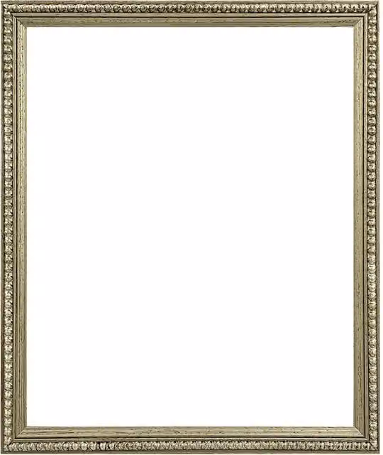 Frames & Mirrors 4U Crown Bobbin Wooden Single Picture Frame, A3, Silver – 1